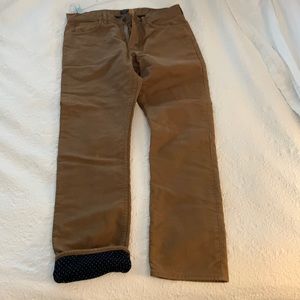 J Crew Mens 770 Lined Jeans